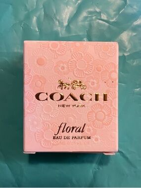 Coach Floral Eau de Parfum - Pink box with Gold Accents
